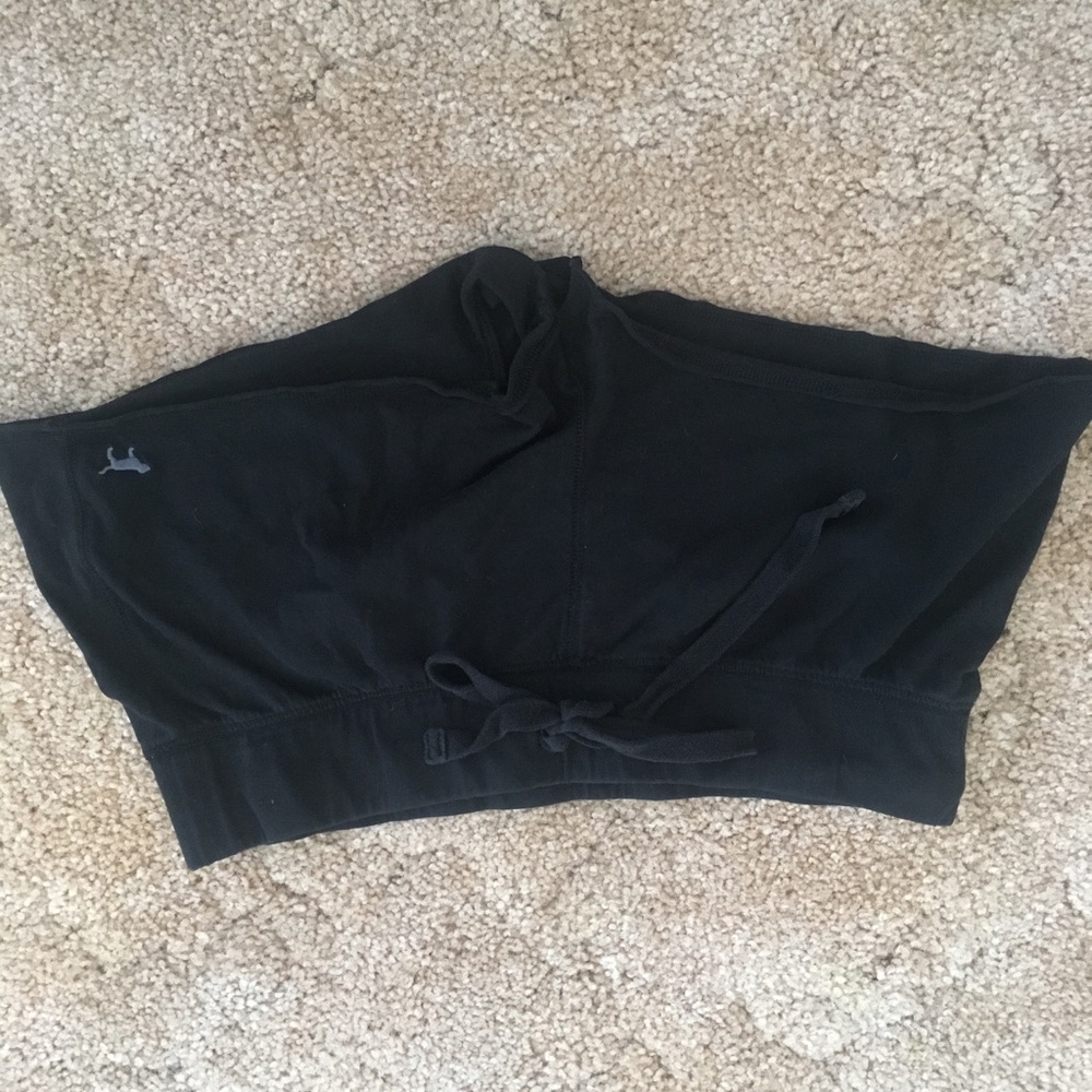 PINK drawstring cotton shorts